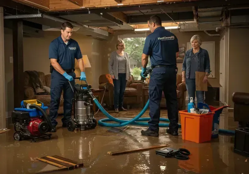 Basement Water Extraction and Removal Techniques process in Beach City, TX